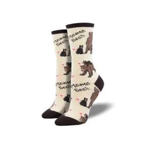Socksmith Socken Mama Bär-Elfenbein Heather