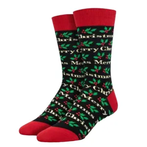 Socksmith Socken Frohe Weihnachten - Schwarz