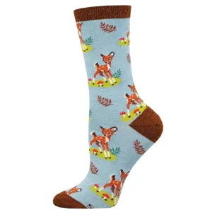Socksmith Socken Oh Hirsche, Du Bist Niedlich - Blau Meliert