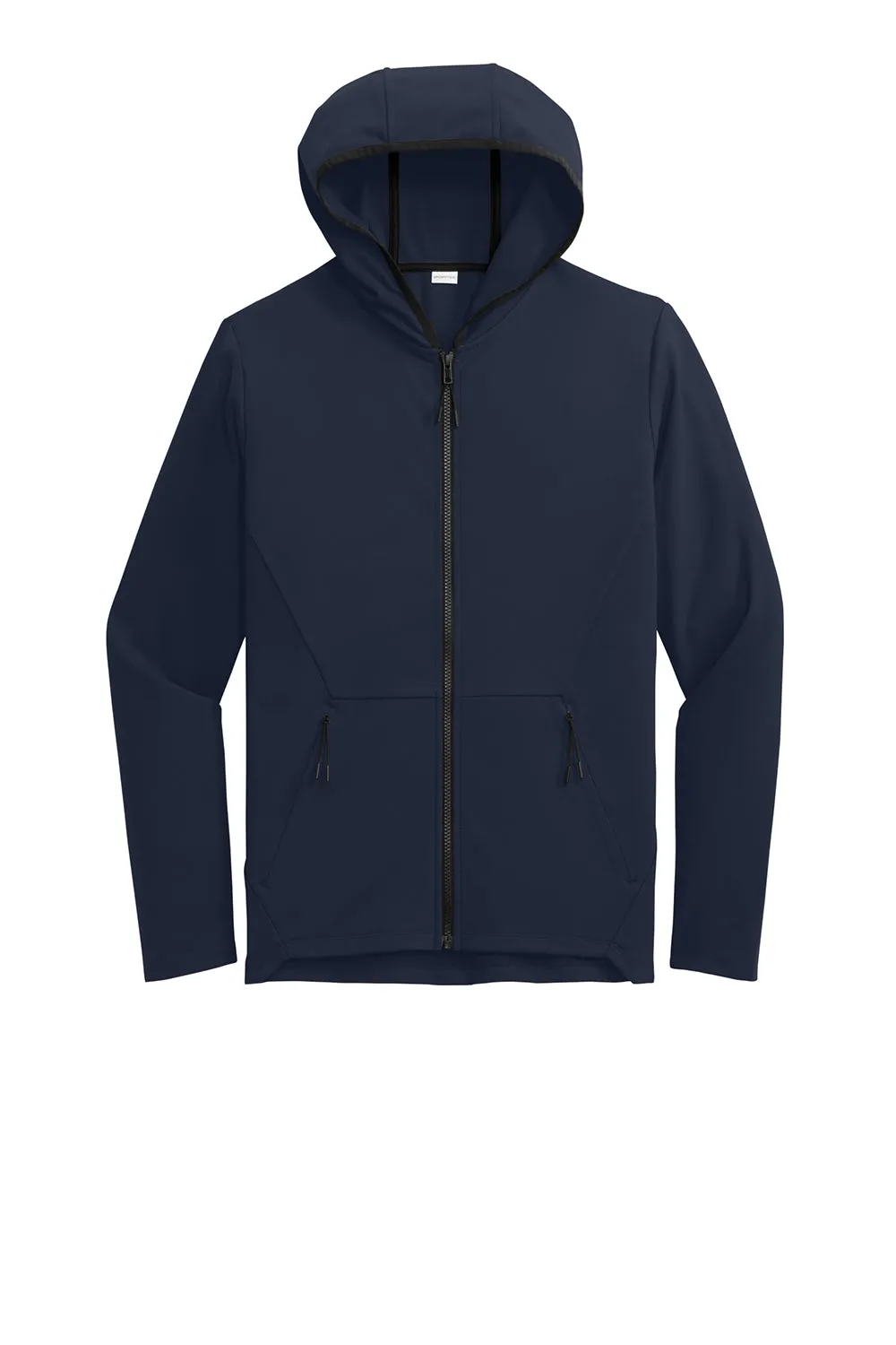 Sport-Tek Herren Circuit Full Zip Kapuzenpullover mit Taschen - Echt Marineblau