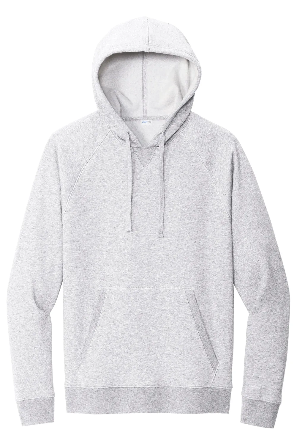 Sport-Tek Herren Drive Fleece Kapuzenpullover mit Kangaroo-Tasche - Heather Grau