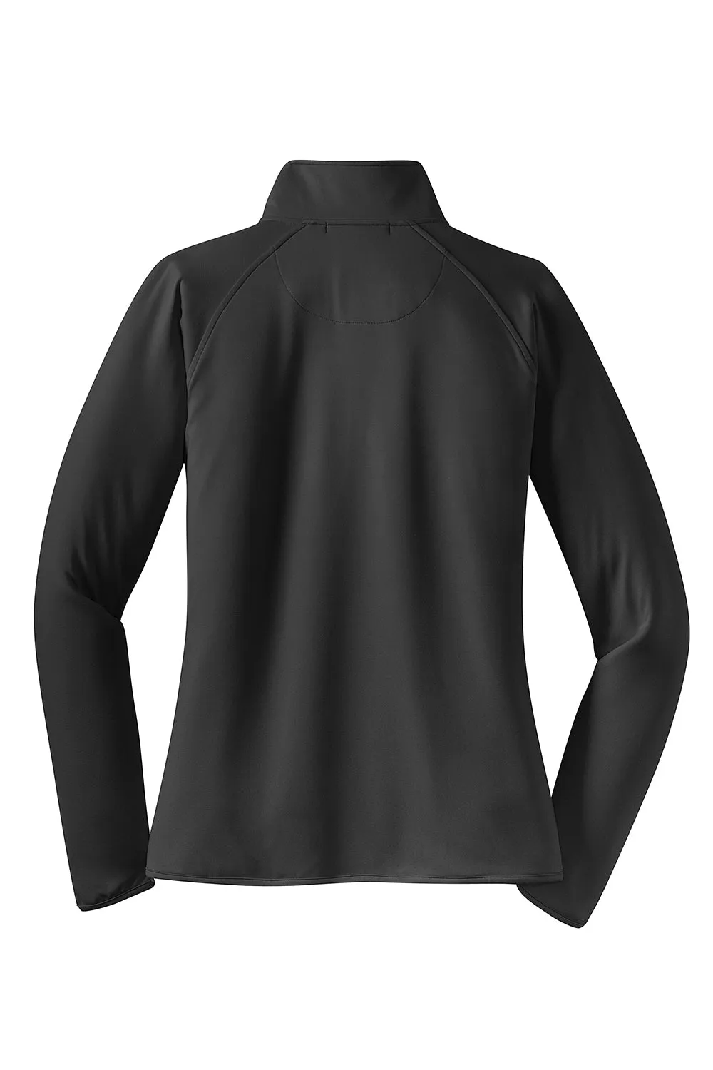 Sport-Tek Damen Sport-Wick Feuchtigkeitstransportierendes 1/4-Zip Sweatshirt mit Beuteltasche - Anthrazitgrau