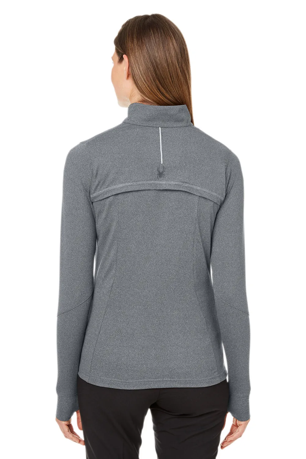 Spyder Damen Spyre UPF 40  1/4-Zip Sweatshirt - Polar Grey Frost