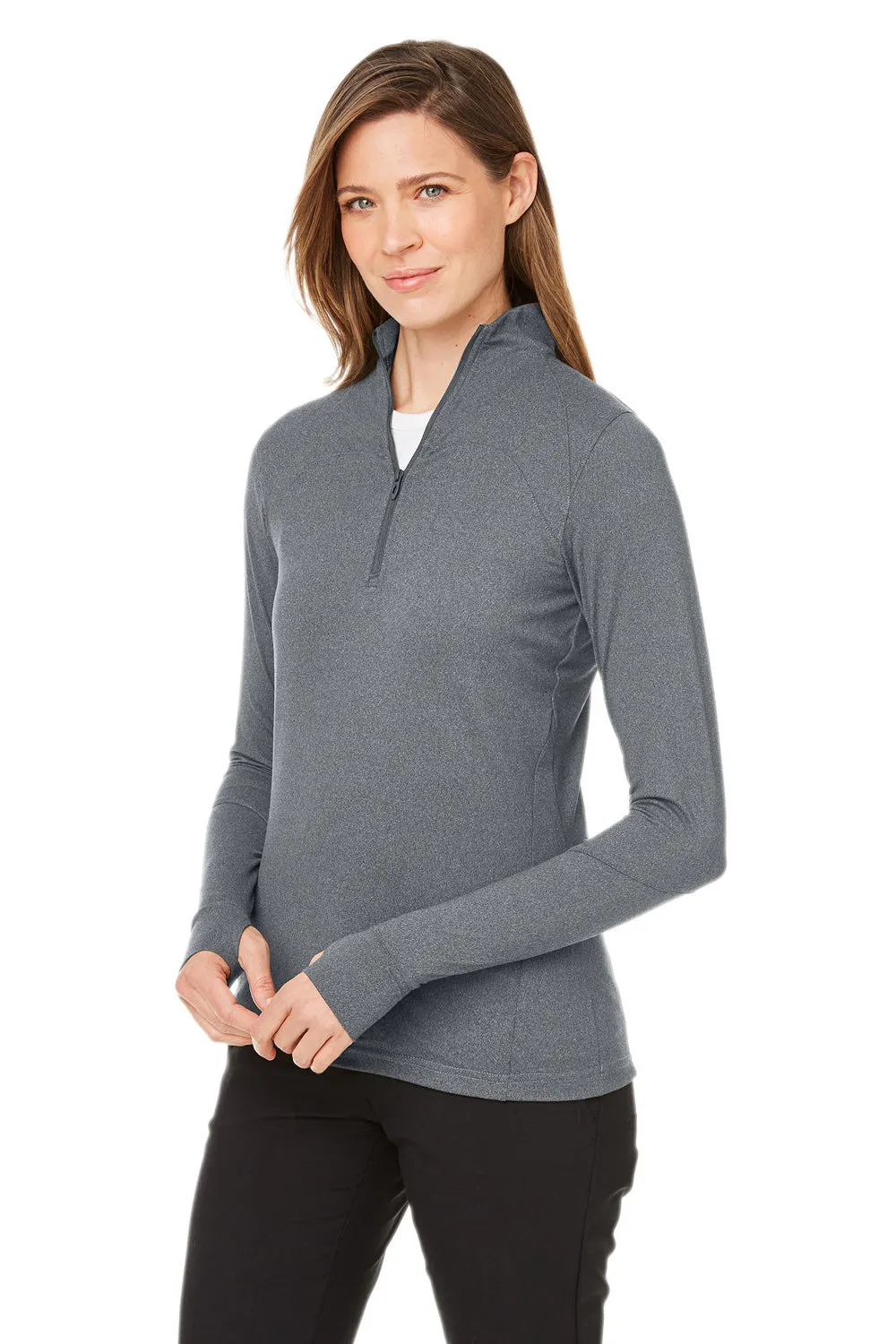 Spyder Damen Spyre UPF 40  1/4-Zip Sweatshirt - Polar Grey Frost