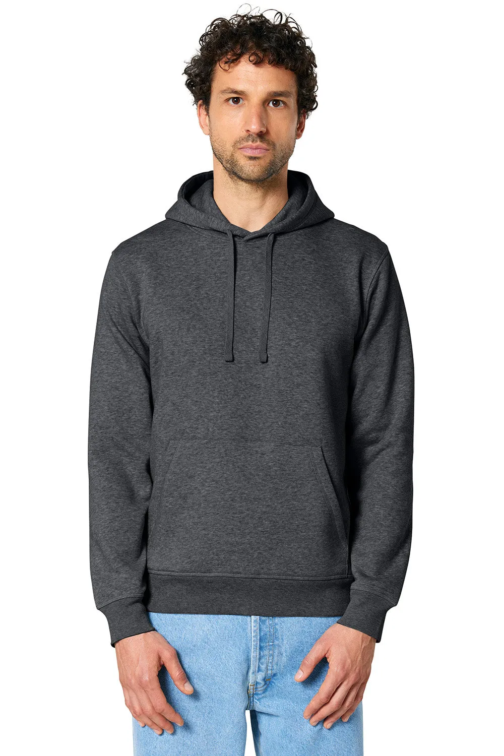 Stanley/Stella Herren Drummer 2.0 Kapuzenpullover mit Kangaroo-Tasche - Heather Dunkelgrau