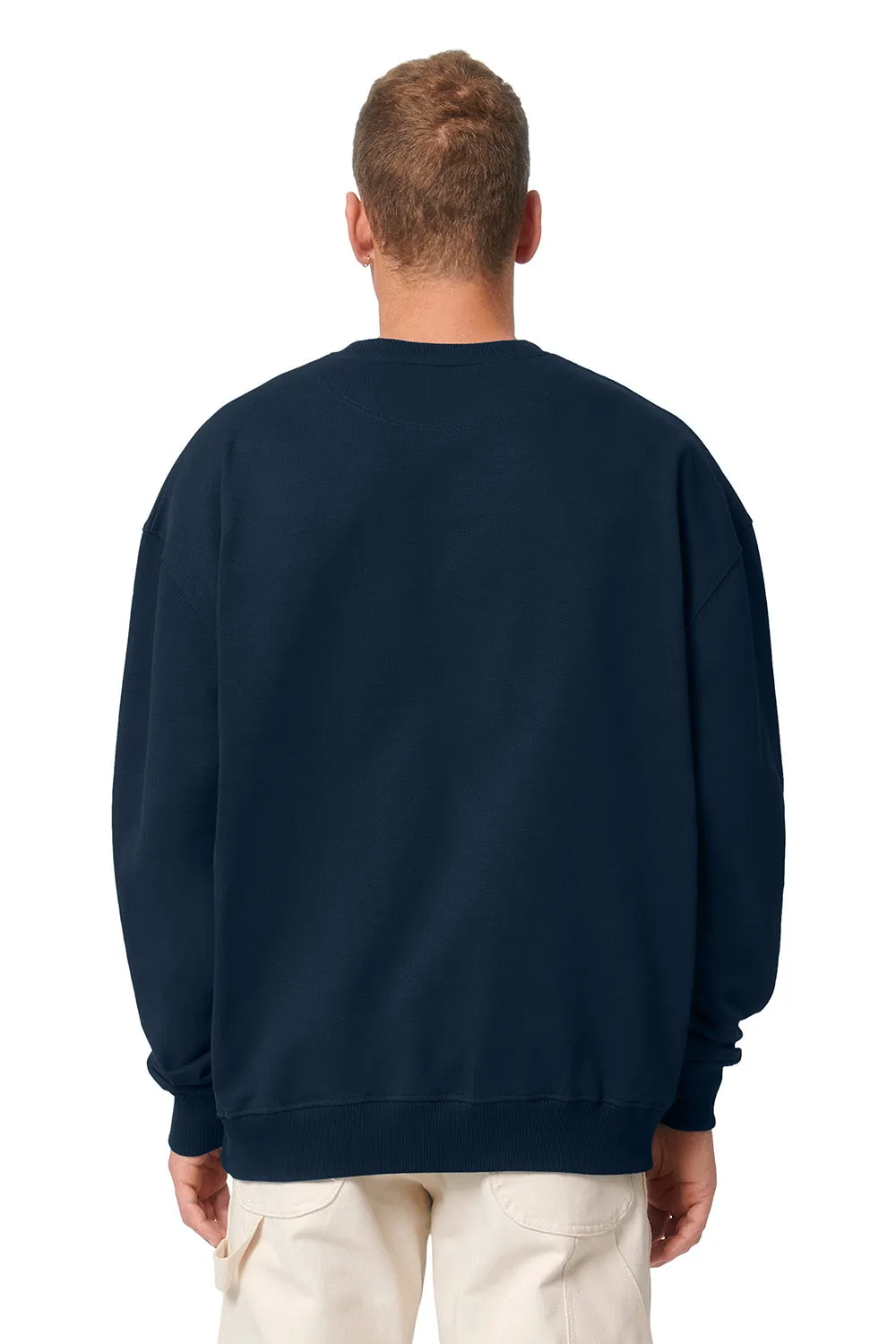 Stanley/Stella Herren Ledger Dry Crewneck Sweatshirt - Französisch Marineblau