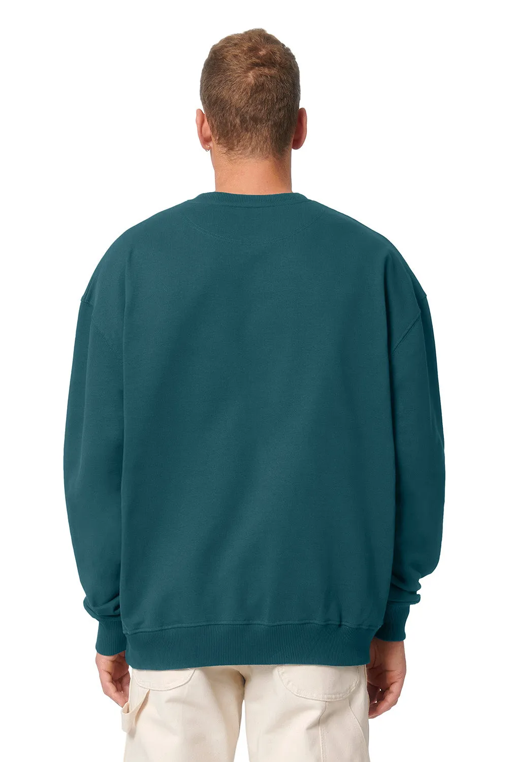Stanley/Stella Herren Ledger Dry Crewneck Sweatshirt - Sternengucker Blau