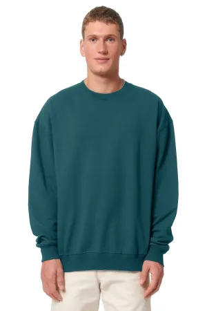 Stanley/Stella Herren Ledger Dry Crewneck Sweatshirt - Sternengucker Blau