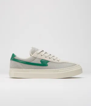 Stepney Workers Club Dellow S-Strike Cup Tennis Mesh Schuhe - Ecru / Grün Stepney Workers Club Schuhe