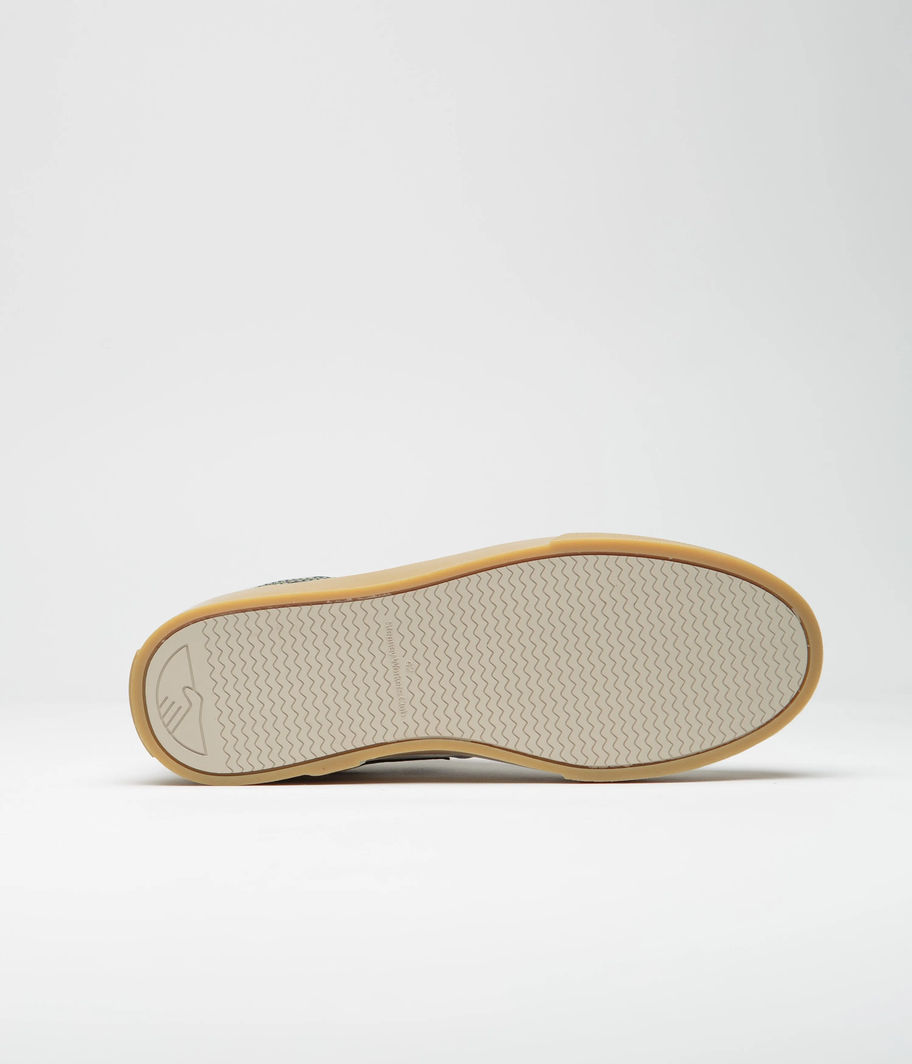 Stepney Workers Club Pearl S-Strike Lederschuhe - Weiß / Gum Stepney Workers Club Schuhe