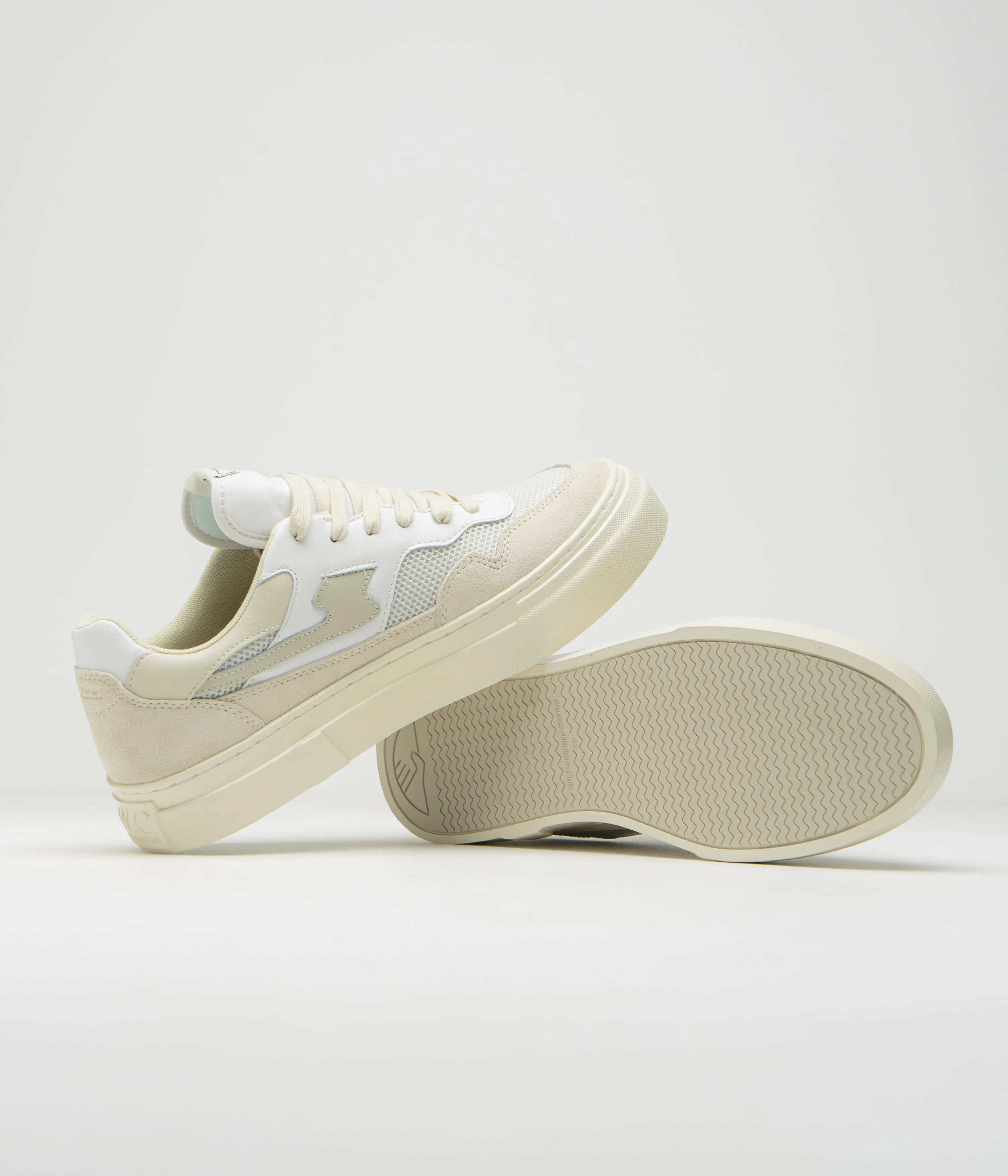 Stepney Workers Club Pearl S-Strike Wildlederschuhe - Ecru Putty Stepney Workers Club Schuhe