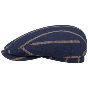 Stetson Accessories Kontraststreifen Woll-Flachmütze von Stetson