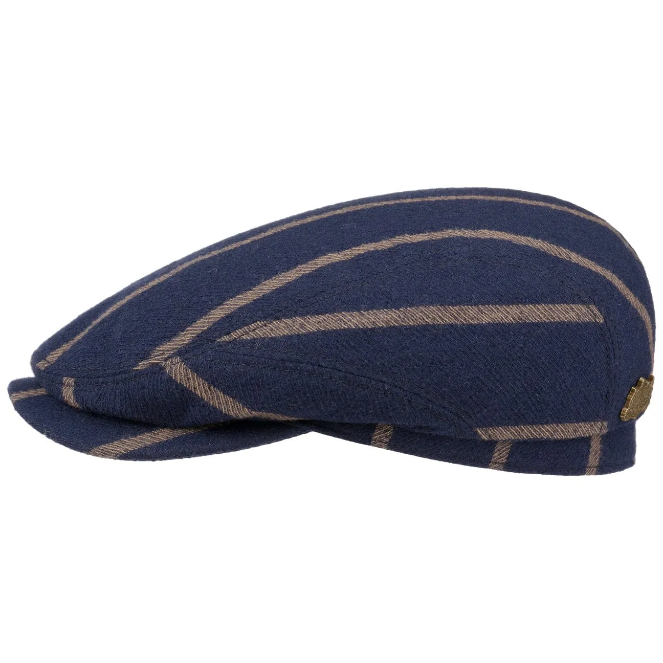 Stetson Accessories Kontraststreifen Woll-Flachmütze von Stetson