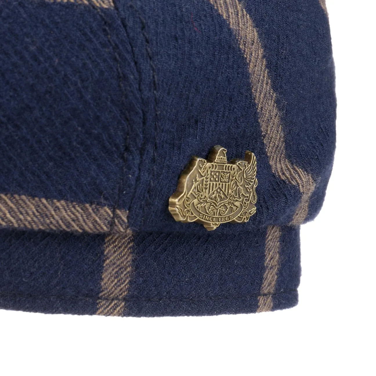 Stetson Accessories Kontraststreifen Woll-Flachmütze von Stetson