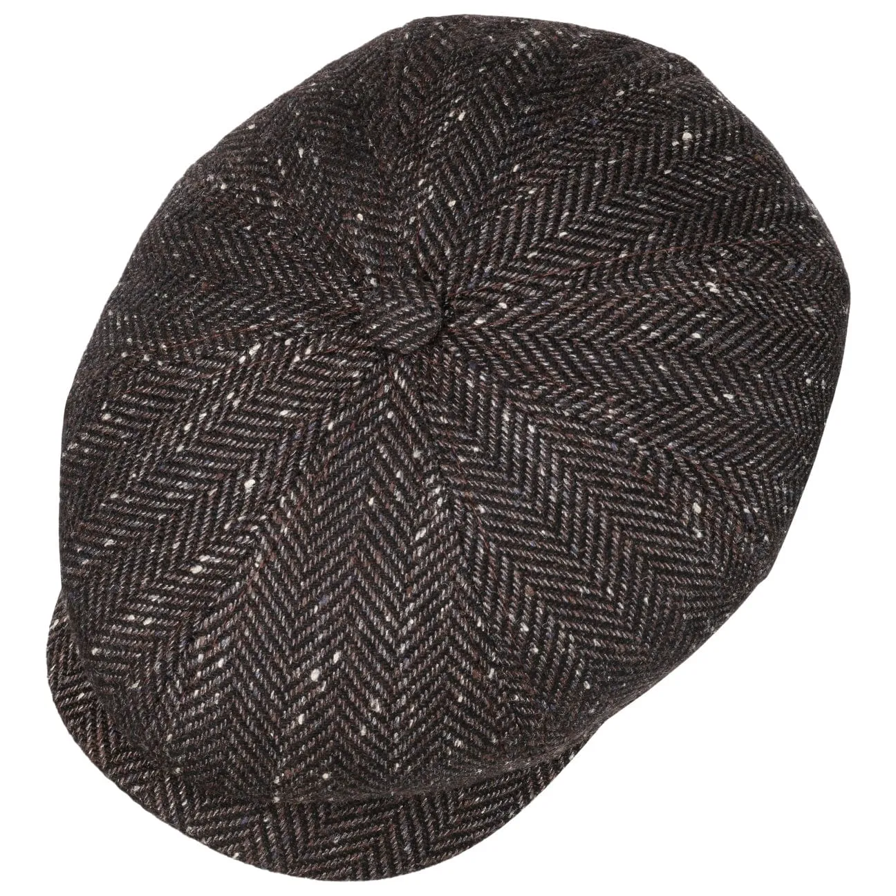 Stetson Accessoires Hatteras Helle Punkte Kaschmir Nachrichtenjungenmütze von Stetson