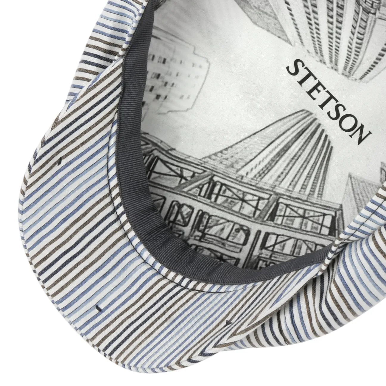 Stetson Accessories Hatteras Fresh Stripes Flachkappe von Stetson