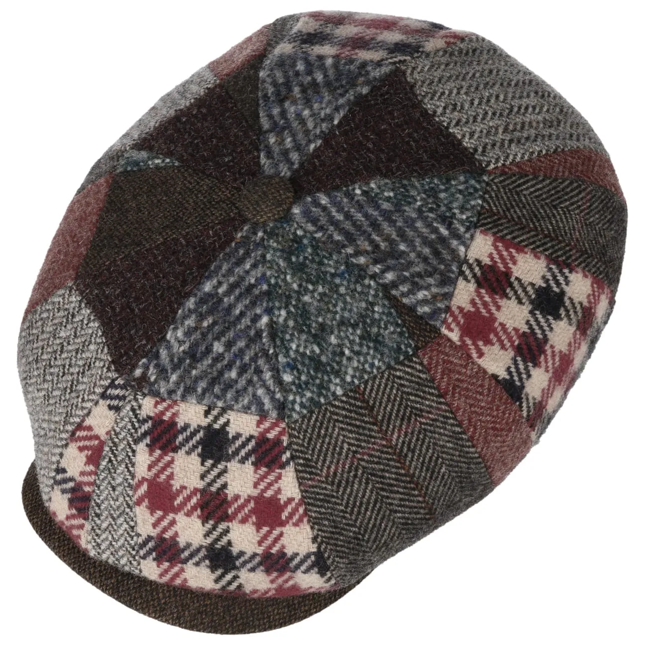 Stetson Accessories Hatteras Patchwork Mix Newsboy Cap von Stetson