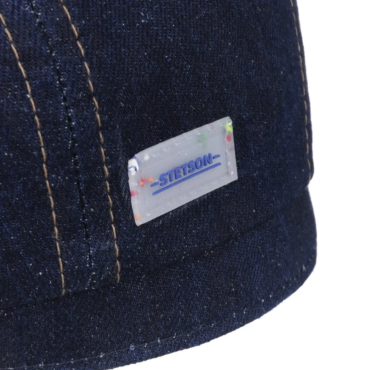 Stetson Accessories Hatteras Nachhaltige Denim Flachkappe von Stetson