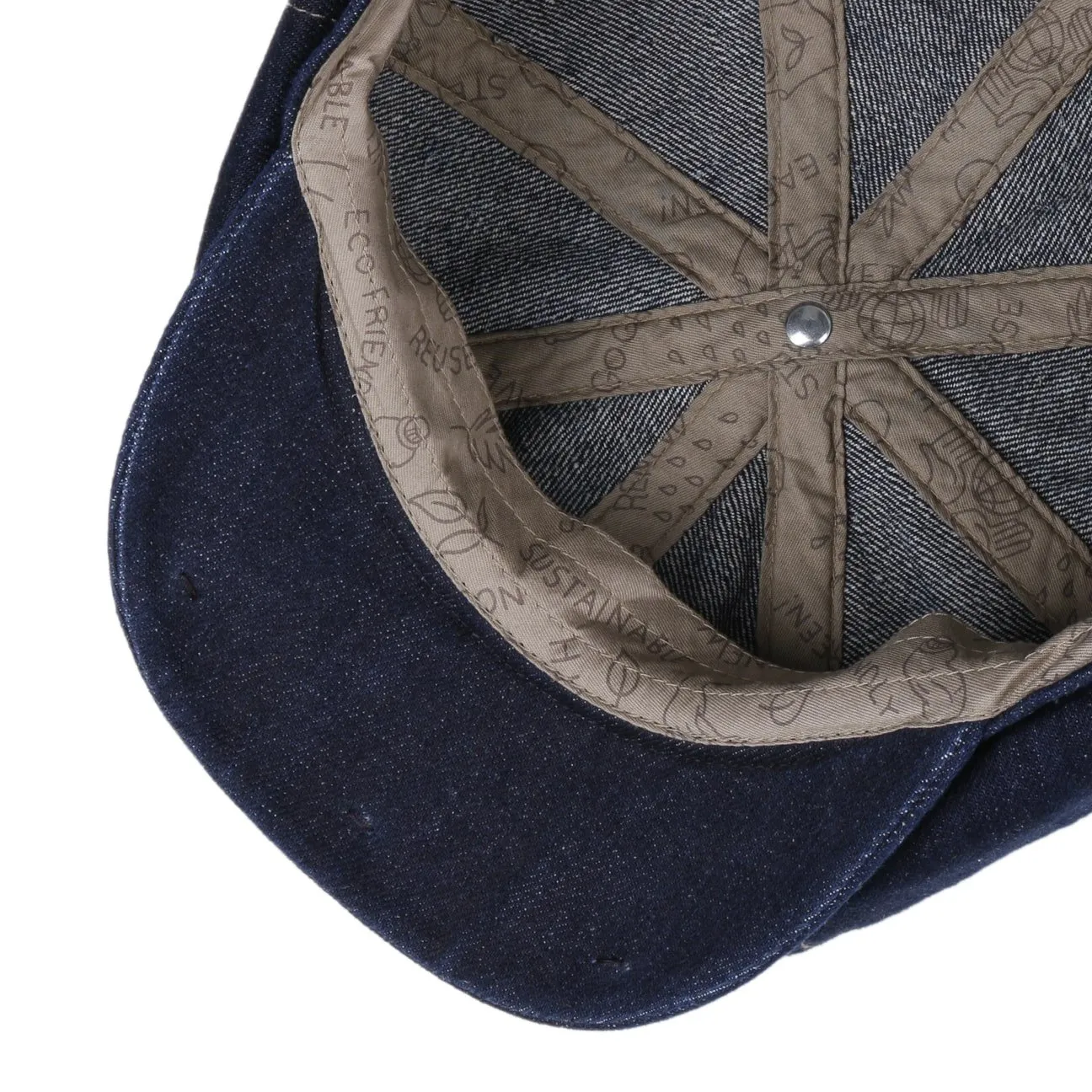 Stetson Accessories Hatteras Nachhaltige Denim Flachkappe von Stetson