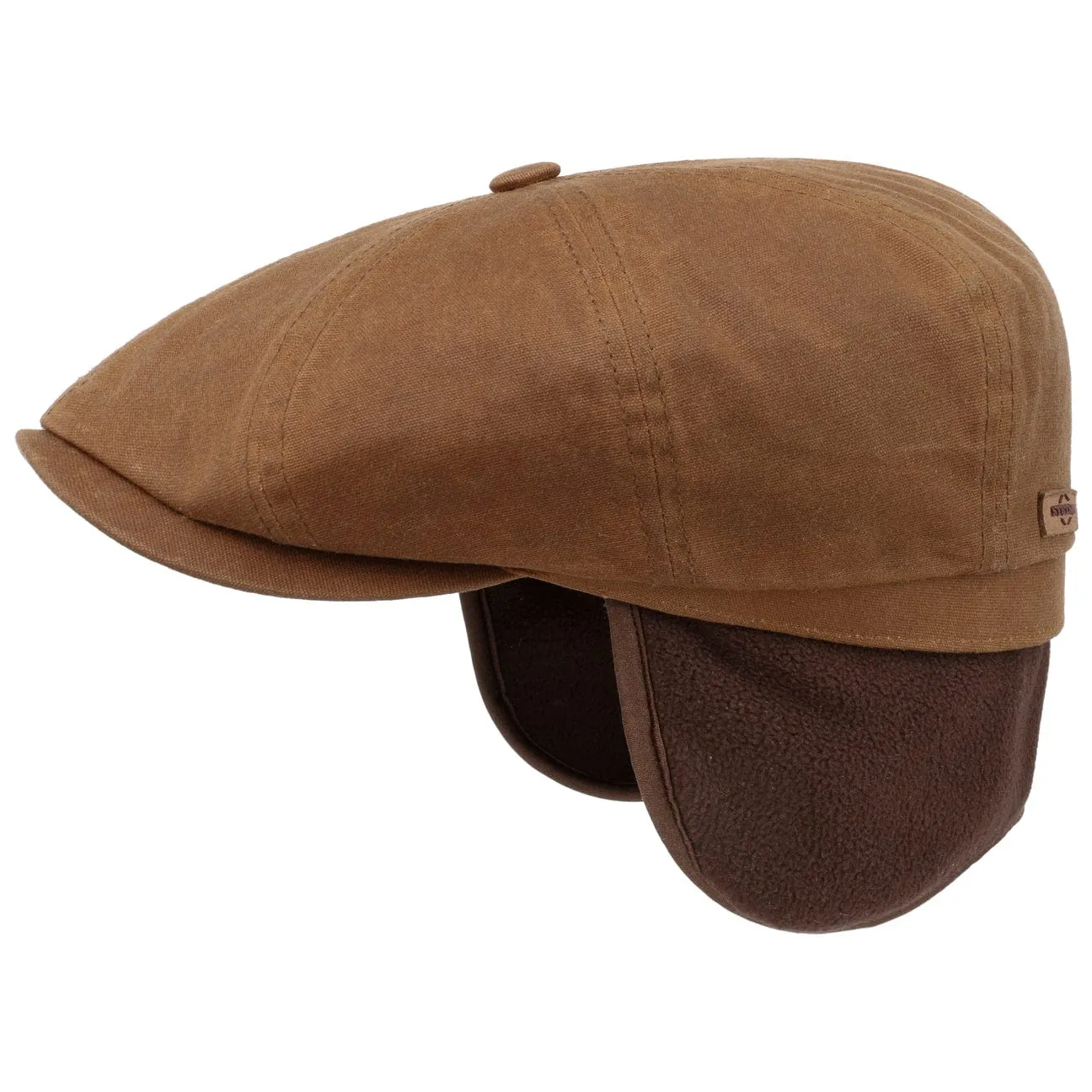 Stetson Accessories Hatteras Wachs Flachmütze mit Ohrenklappen von Stetson