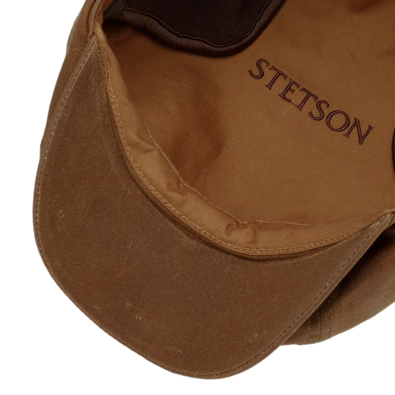 Stetson Accessories Hatteras Wachs Flachmütze mit Ohrenklappen von Stetson
