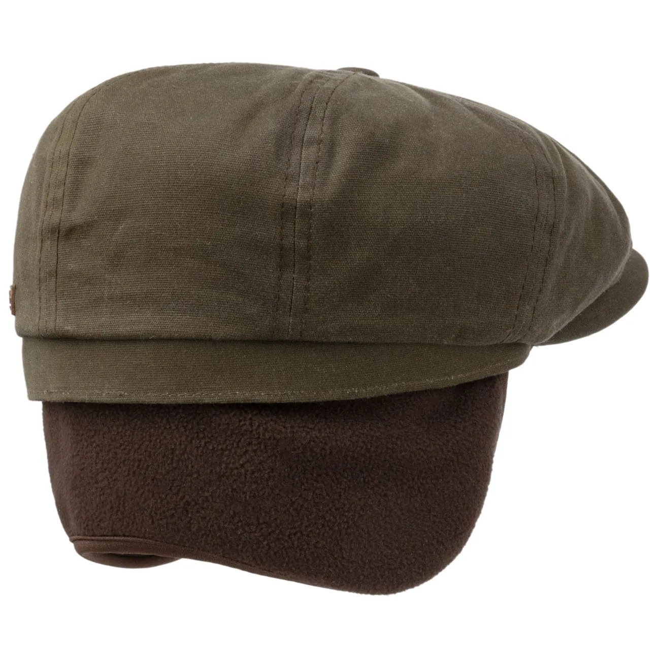 Stetson Accessories Hatteras Wachs Flachmütze mit Ohrenklappen von Stetson