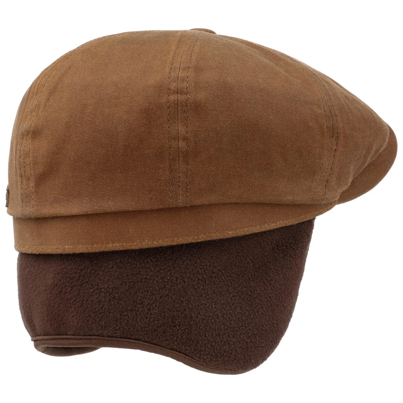 Stetson Accessories Hatteras Wachs Flachmütze mit Ohrenklappen von Stetson