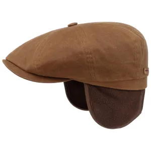 Stetson Accessories Hatteras Wachs Flachmütze mit Ohrenklappen von Stetson