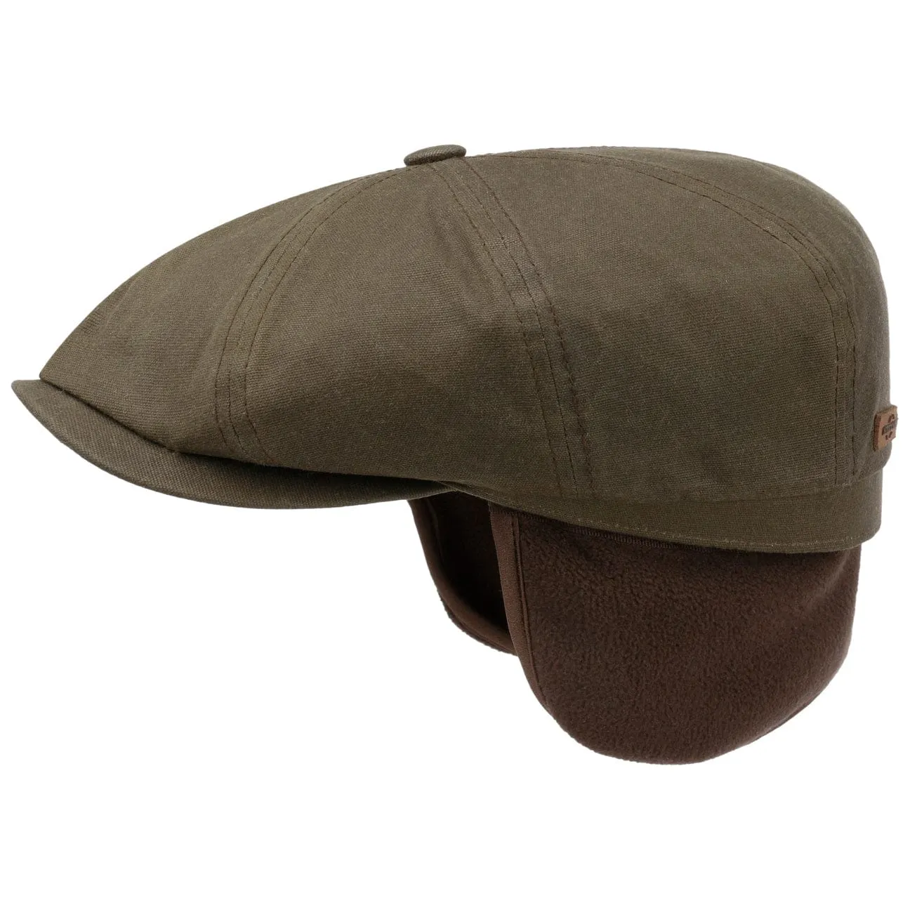 Stetson Accessories Hatteras Wachs Flachmütze mit Ohrenklappen von Stetson