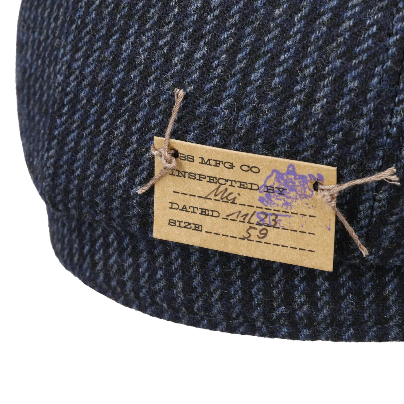 Stetson Accessories Hatteras Wollstreifen Flachkappe von Stetson