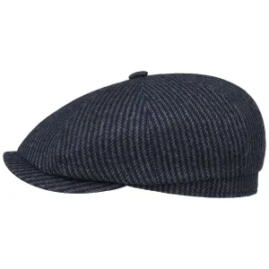 Stetson Accessories Hatteras Wollstreifen Flachkappe von Stetson