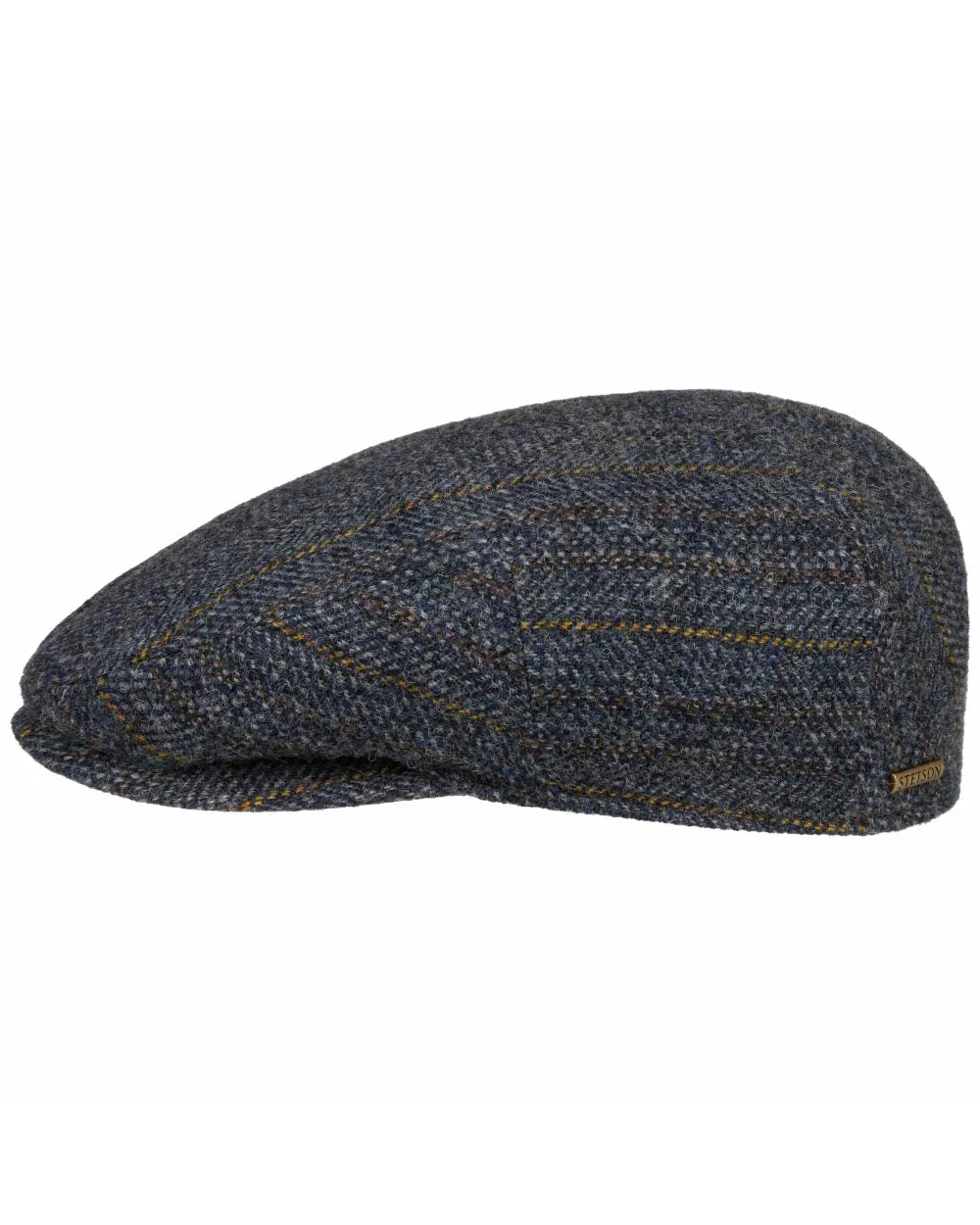 Stetson Kent Fischgrät Streifen Flachmütze Stetson Hüte