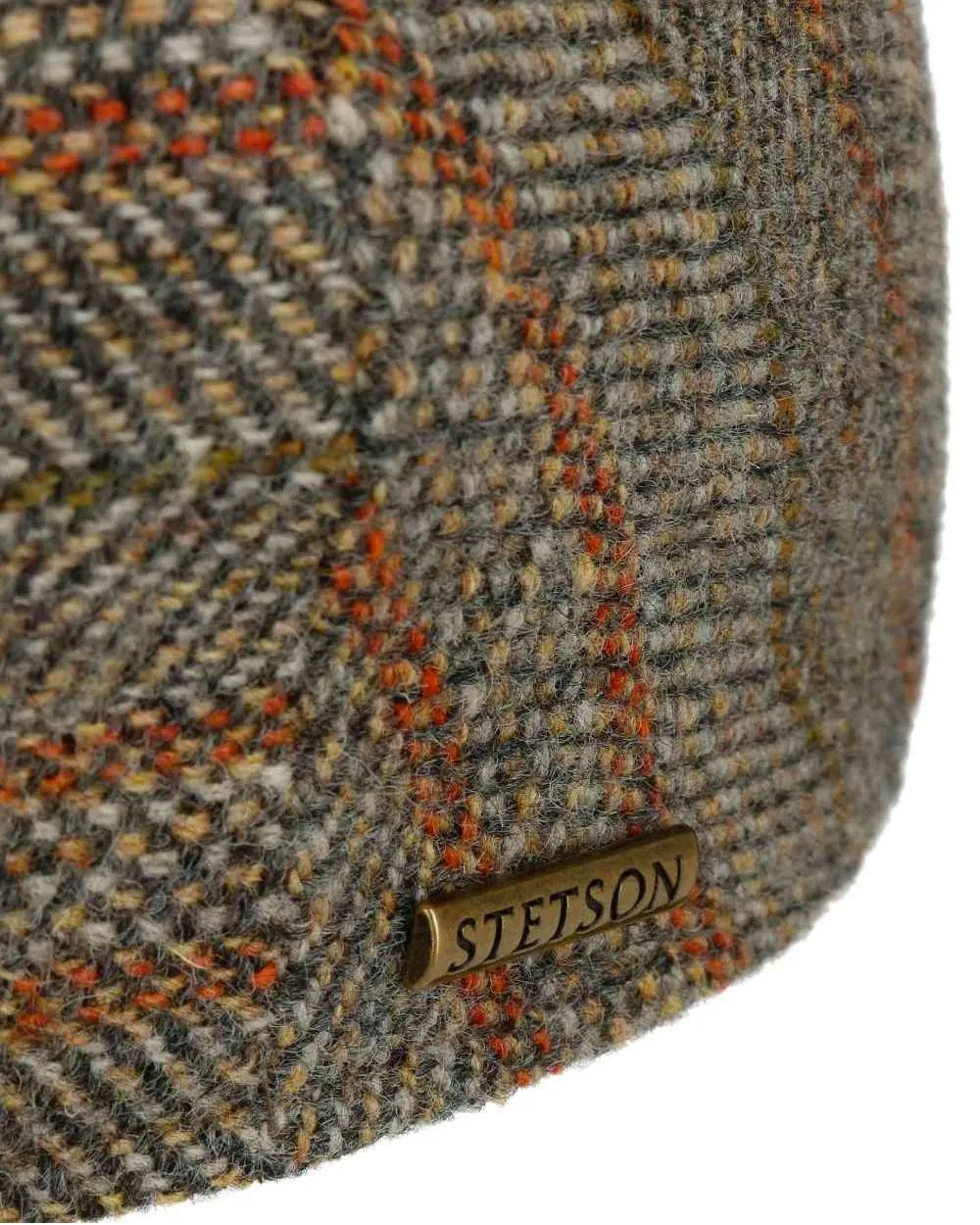 Stetson Kent Fischgrät Streifen Flachmütze Stetson Hüte