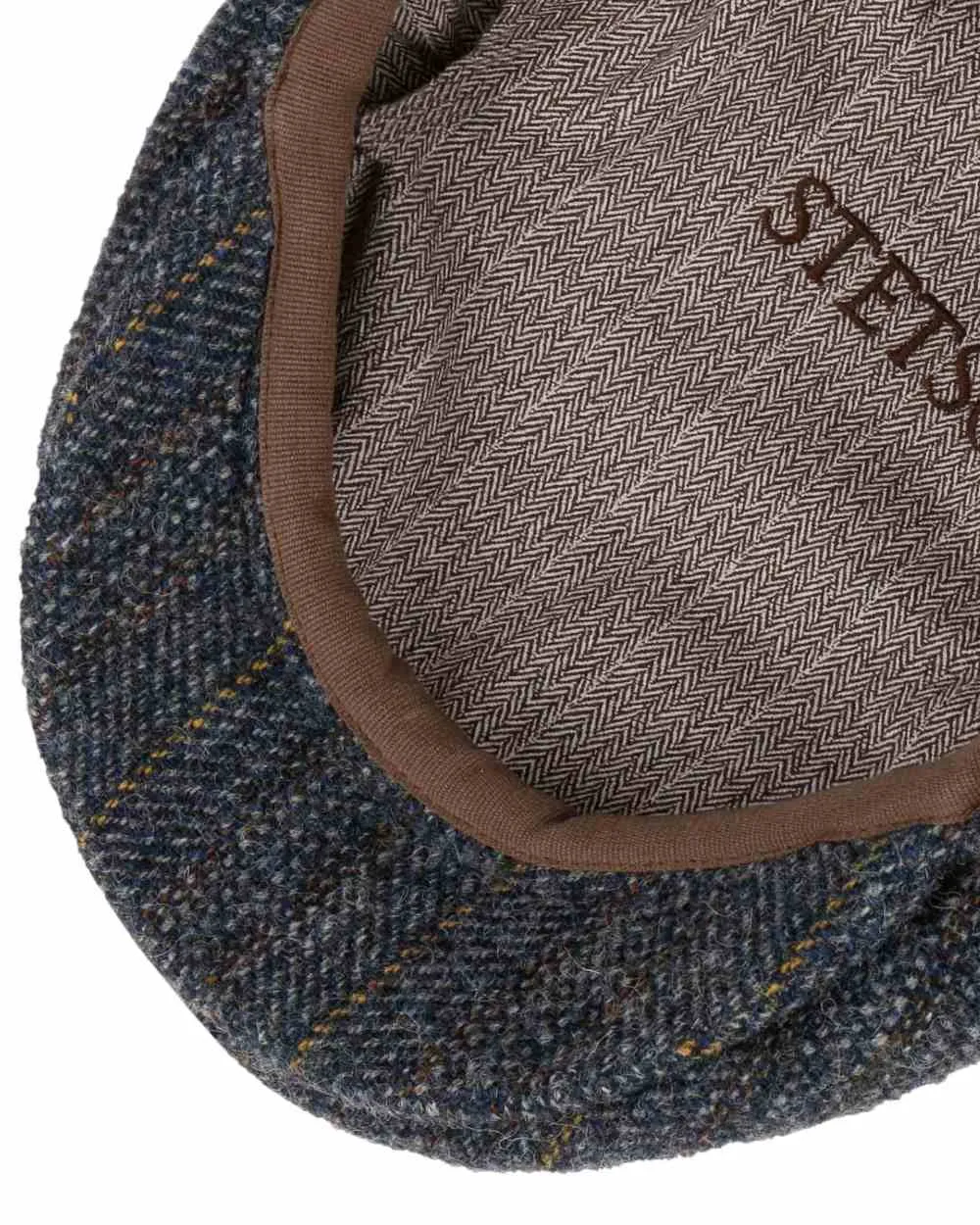 Stetson Kent Fischgrät Streifen Flachmütze Stetson Hüte
