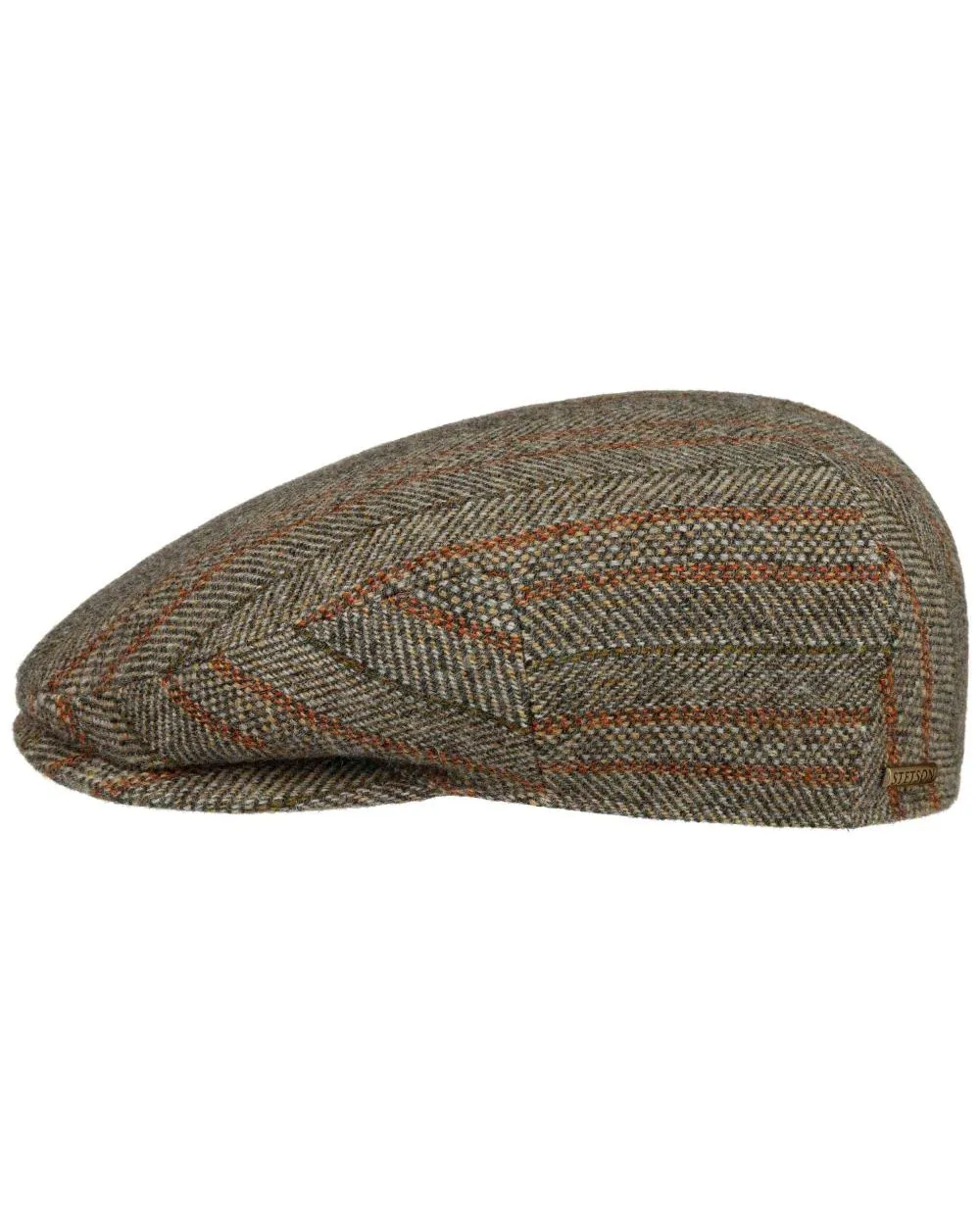 Stetson Kent Fischgrät Streifen Flachmütze Stetson Hüte