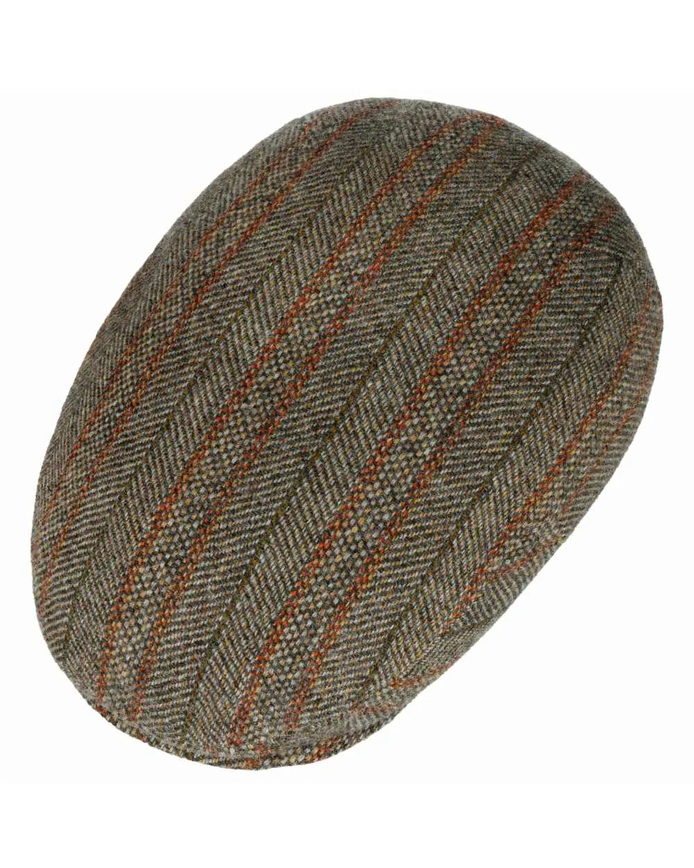Stetson Kent Fischgrät Streifen Flachmütze Stetson Hüte