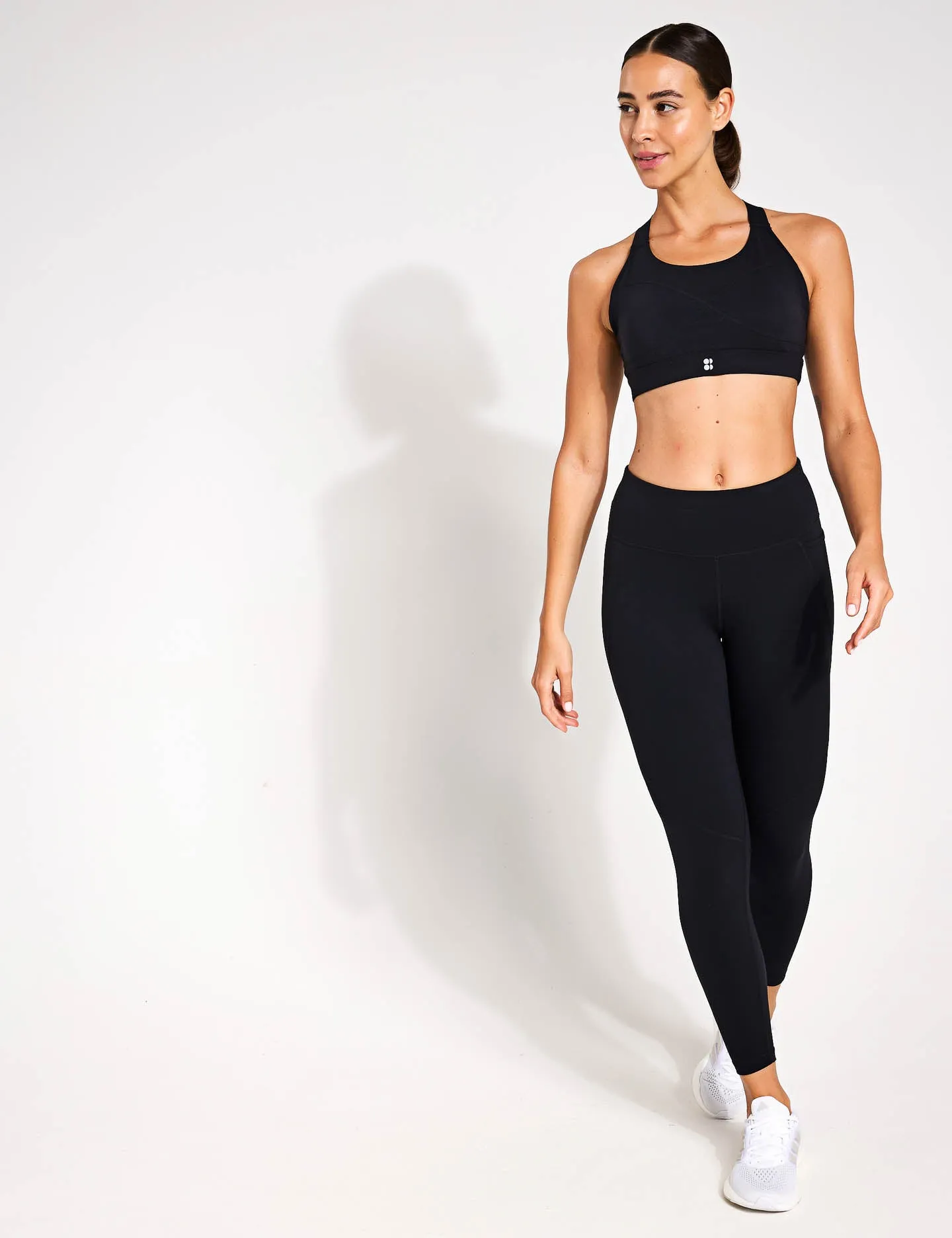 Das 7/8 Power Leggings Set - Schwarz