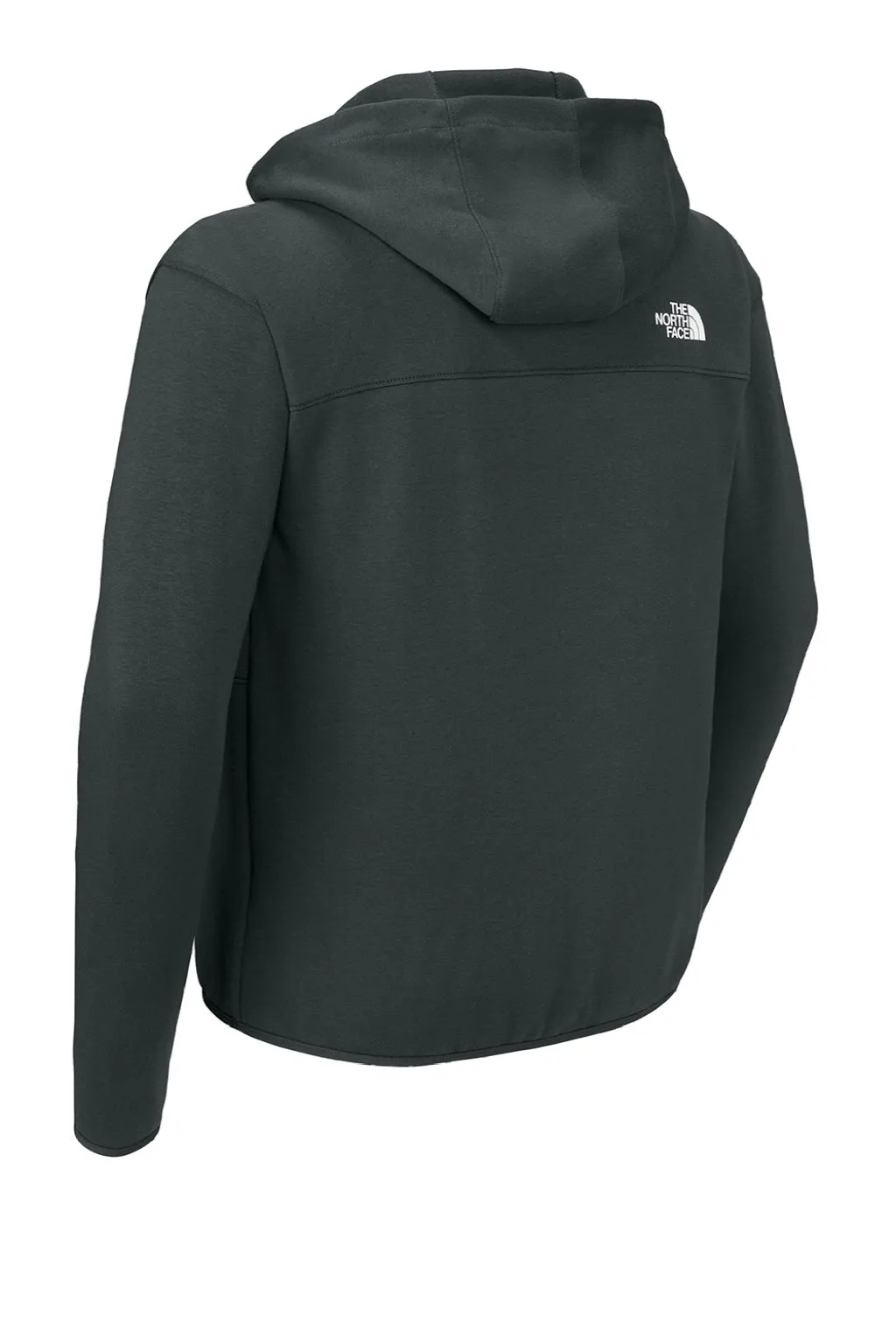 The North Face Herren Double Knit Full Zip Kapuzenpullover mit Taschen - Asphaltgrau