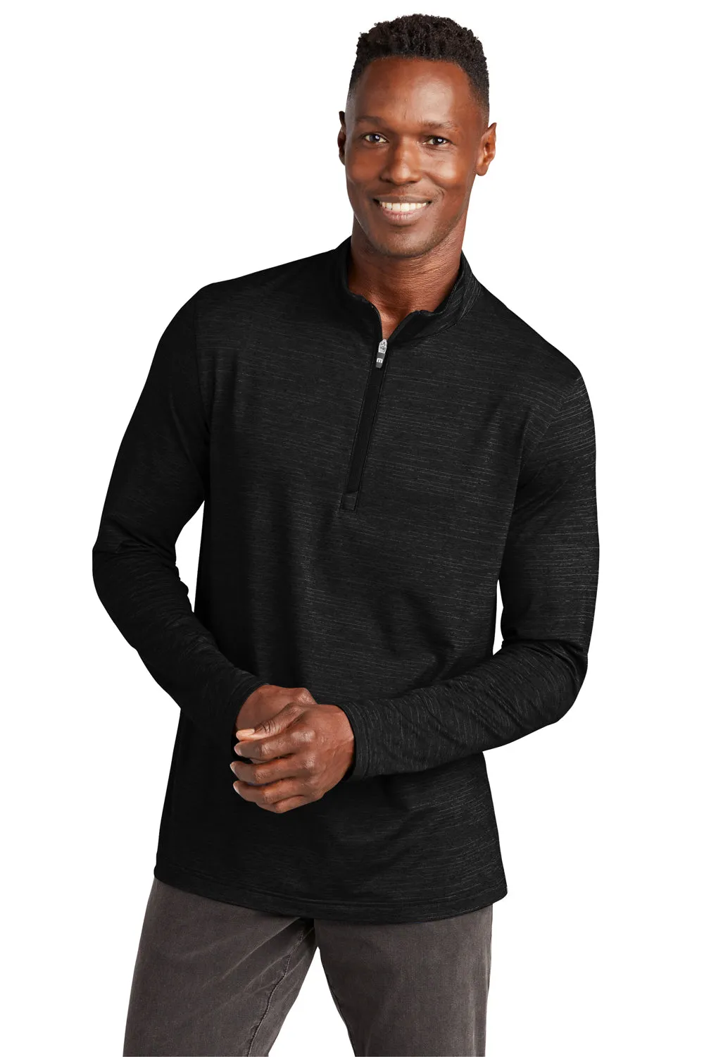 TravisMathew Herren Crestview 1/4-Zip Sweatshirt - Schwarz