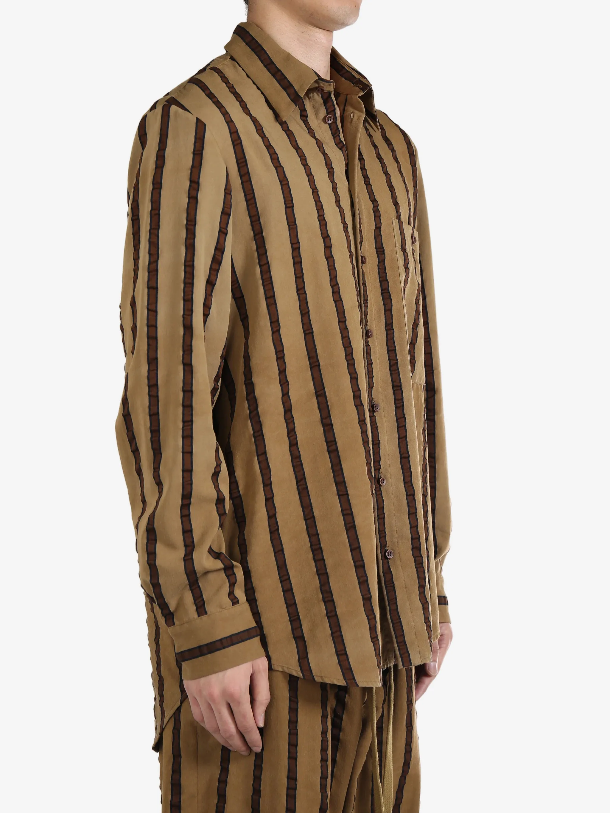 UMA WANG - Herren Toffee Tab Hemd Kleidung_uma-wang