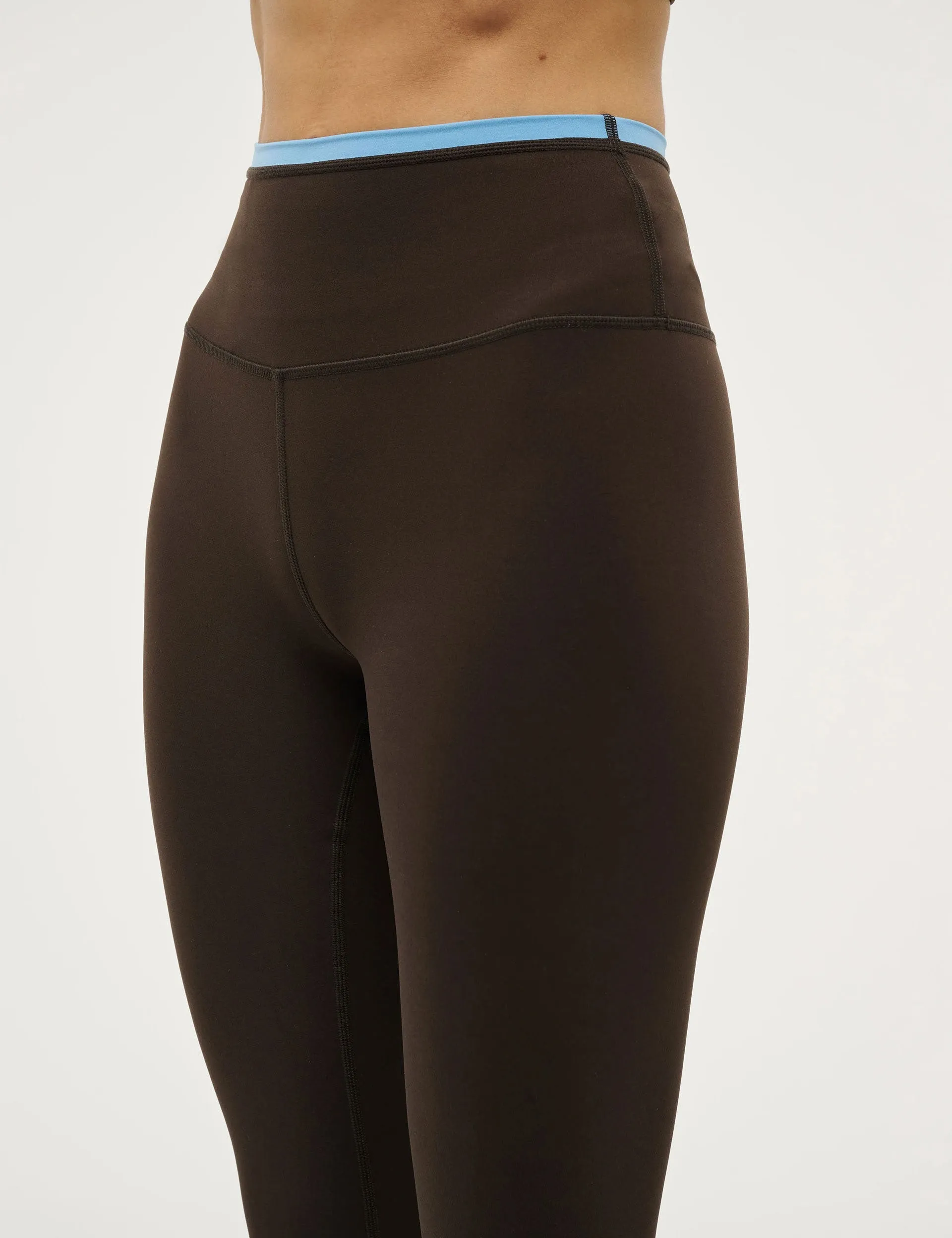 Vita Ganzbeinige Leggings - Kaffee
