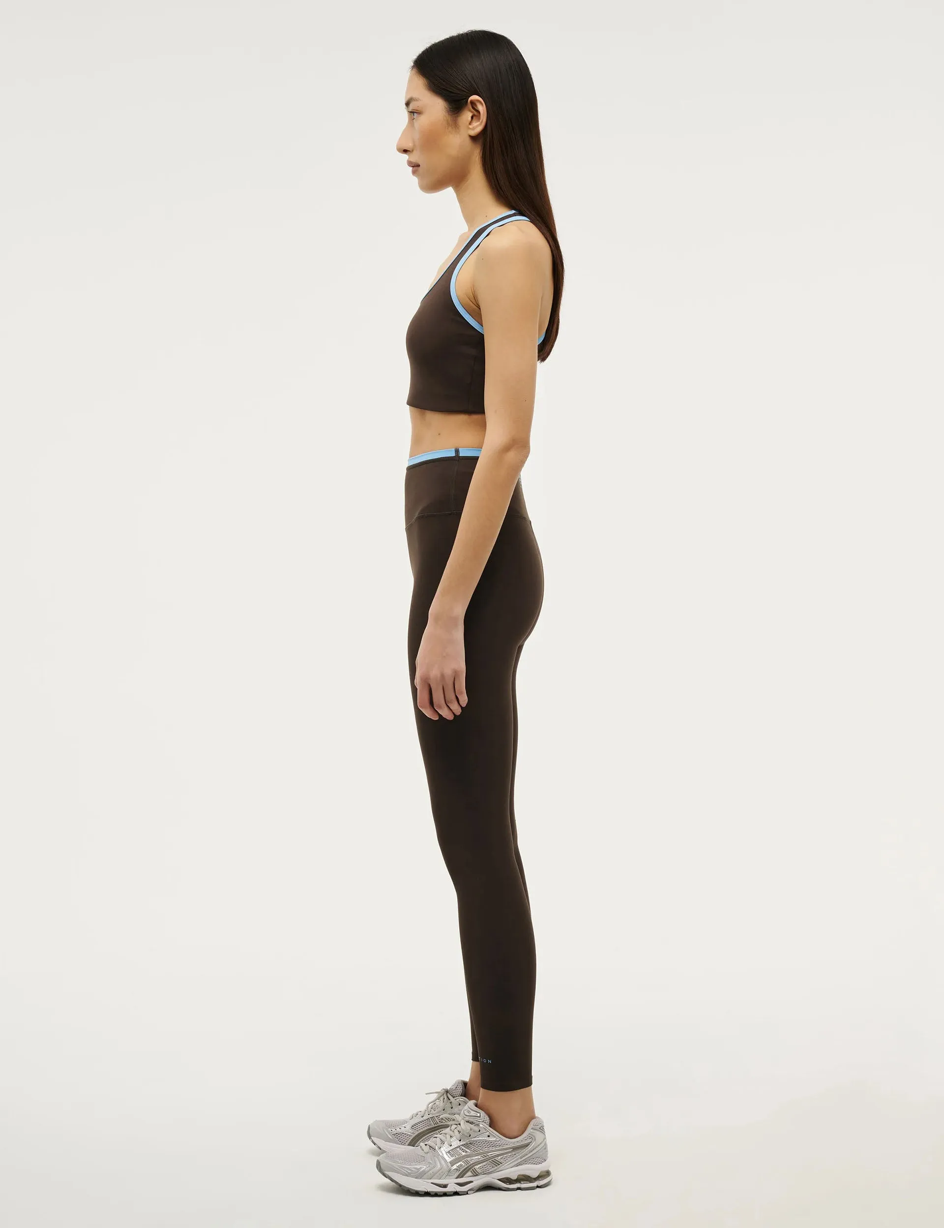 Vita Ganzbeinige Leggings - Kaffee