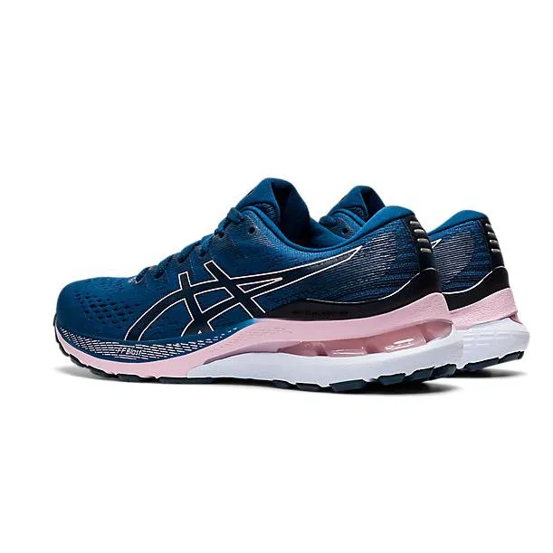Asics Gel-Kayano 28 Damen (WEITE)      402-Mako Blau/Zartrosa
