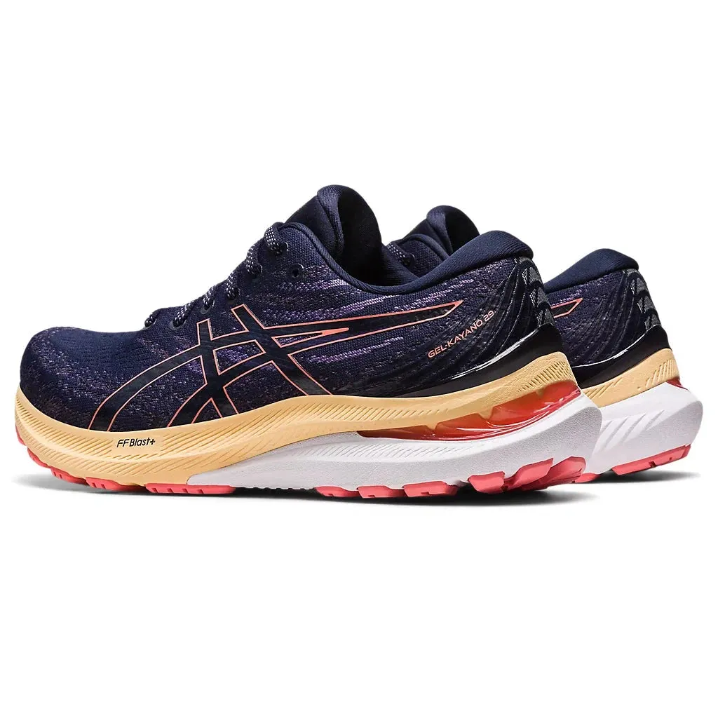 Asics Gel-Kayano 29 Damen in Mitternacht/Papaya