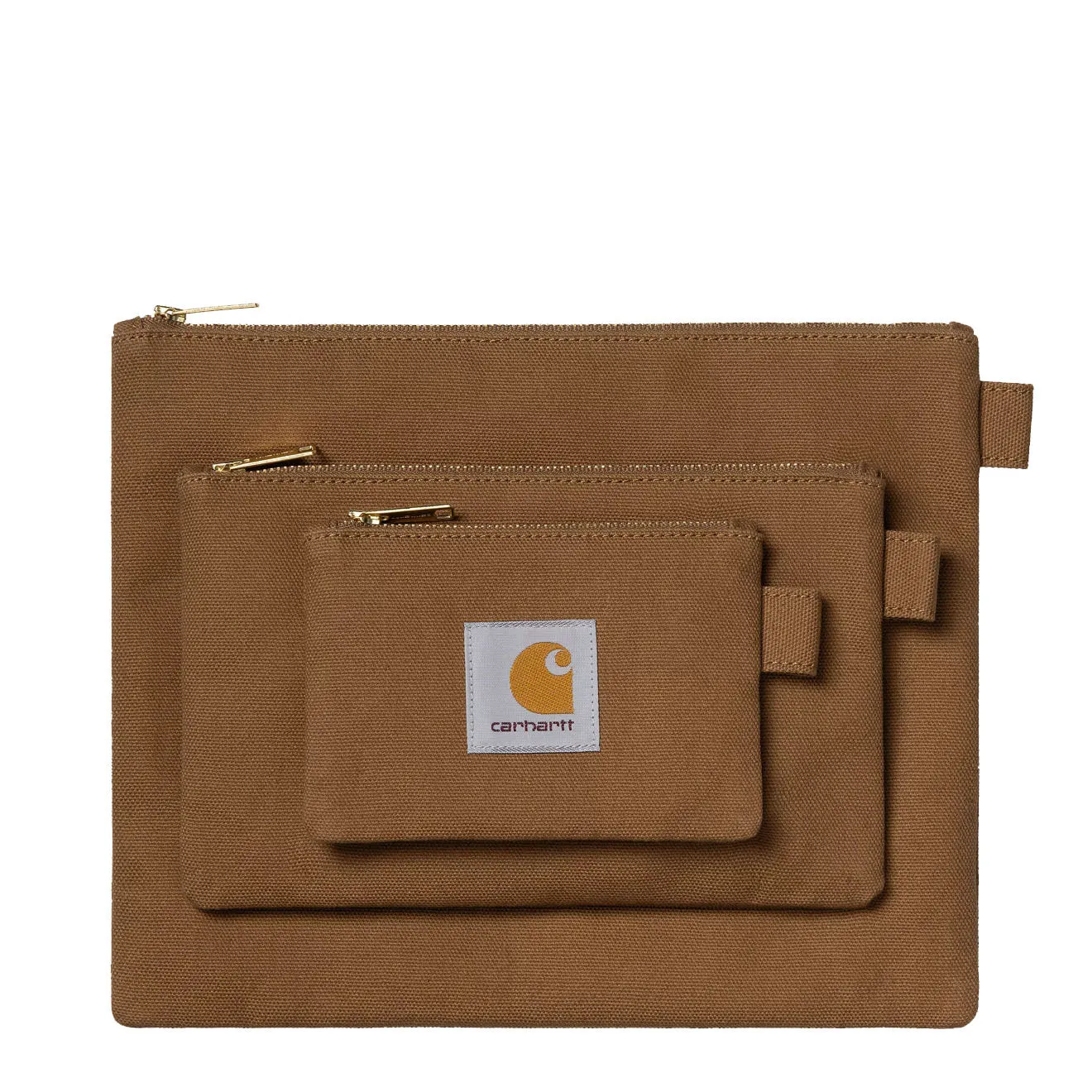 Accessoires Carhartt WIP Accessoires für Herren Carhartt WIP Canvas Beutel-Set Hamilton Braun