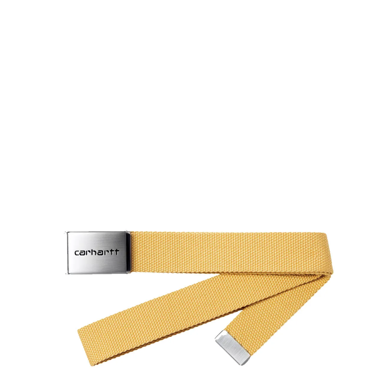 Accessoires Carhartt WIP Accessoires Herren Carhartt WIP Clip-Gürtel Chrom Air Gelb