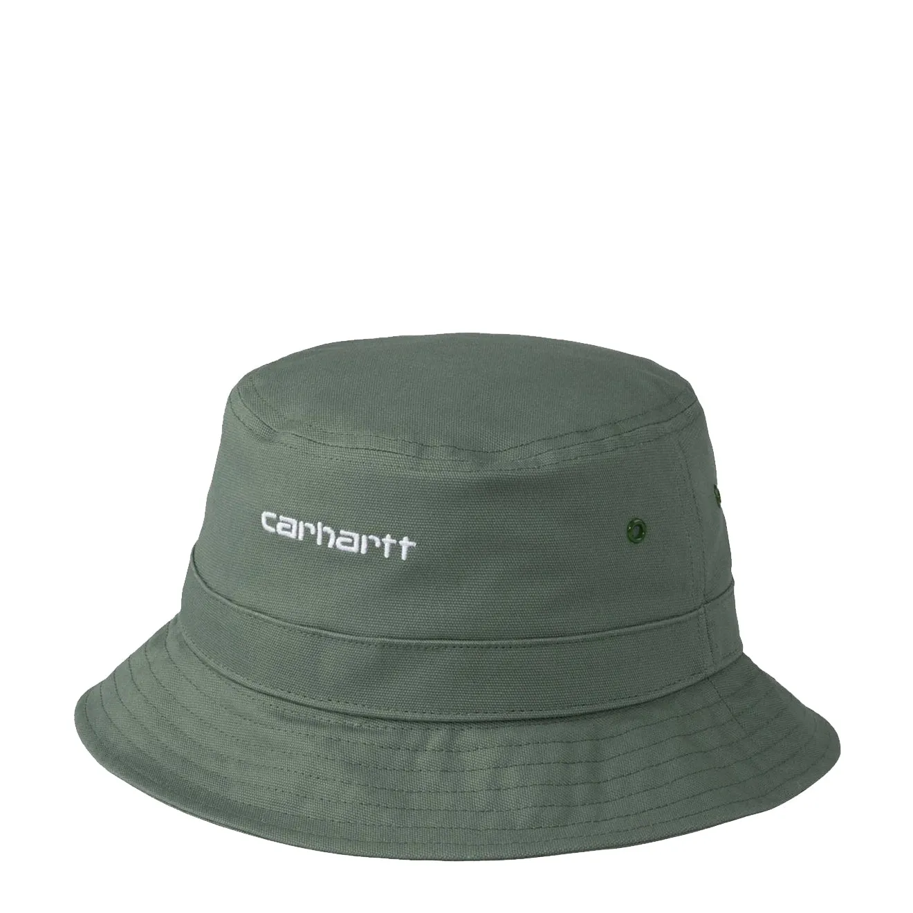 Accessoires Carhartt WIP Accessoires Herren Carhartt WIP Script Bucket Hat Park / Weiß