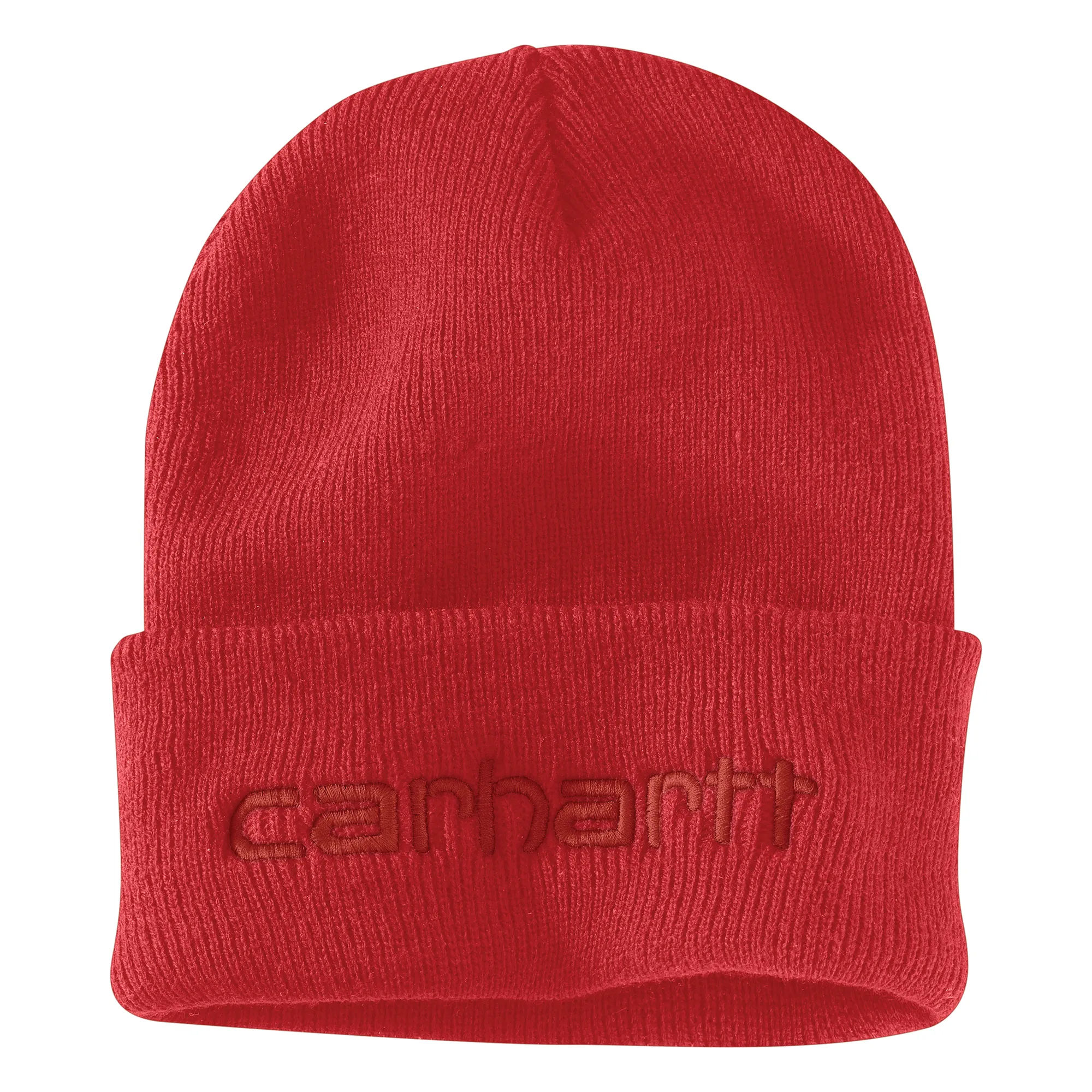 Accessoires_Carhartt_Accessoires Gestrickte Isolierte Logo-Bedruckte Bündchenmütze