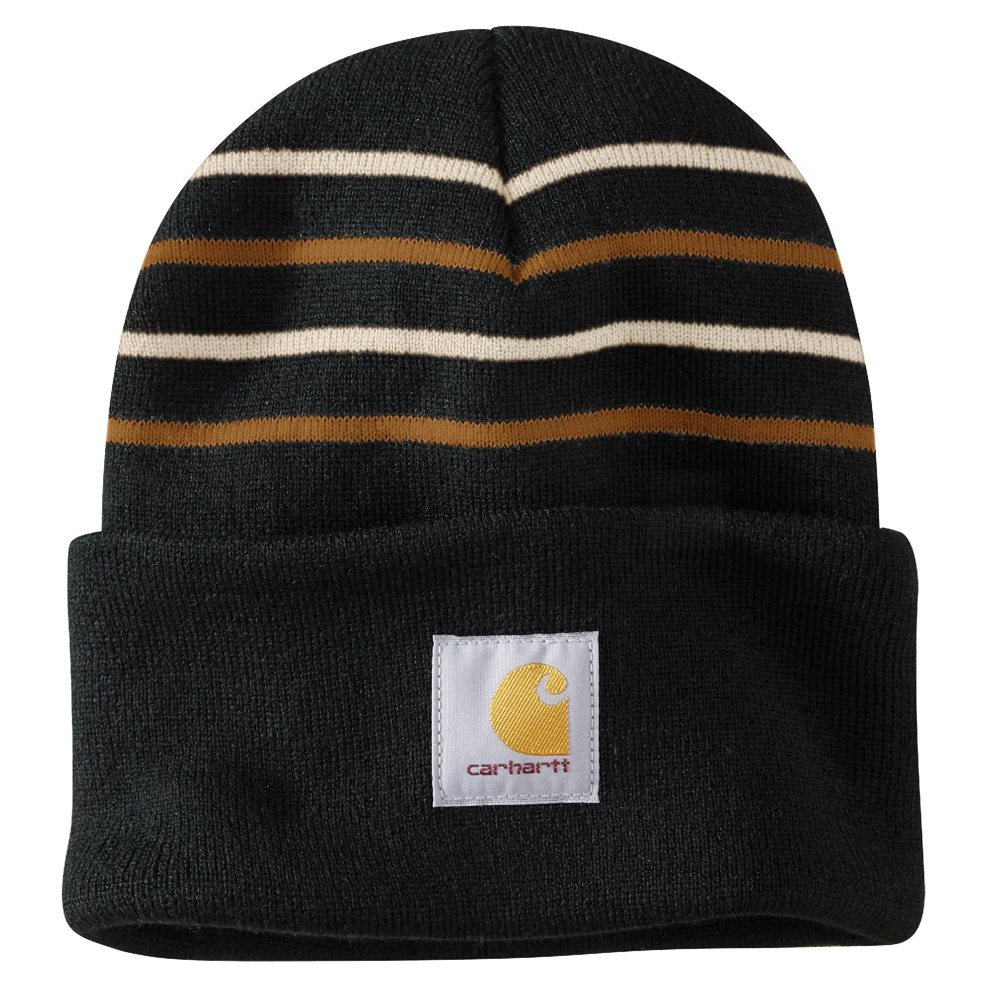 Accessoires_Carhartt_Accessoires Gestrickte gestreifte Mütze
