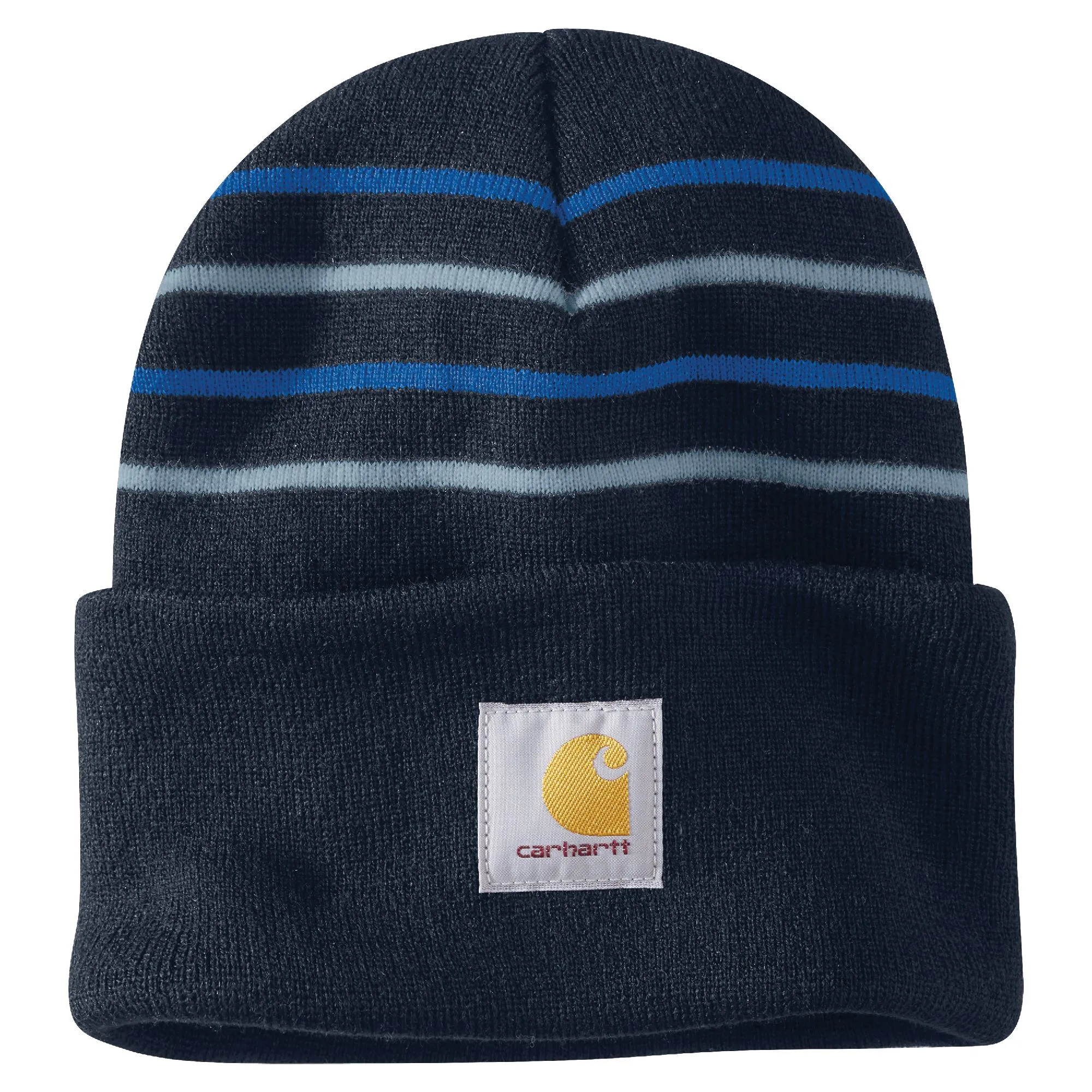 Accessoires_Carhartt_Accessoires Gestrickte gestreifte Mütze
